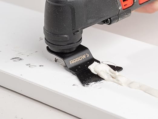 Arrow OSCSCPK-2A General Purpose Scraping Blade Kit for Oscillating Multitools, Includes 2 Scrapers for Removal of Paint, Caulk, Adhesives, and Sealants