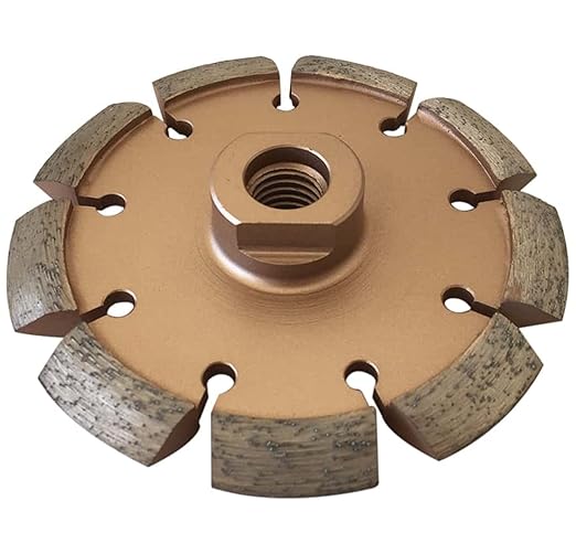 5" Crack Chaser Blade for Cured Concrete, Asphalt Repair or Joint Widen, 0.375" Width, 5/8"-11 Arbor