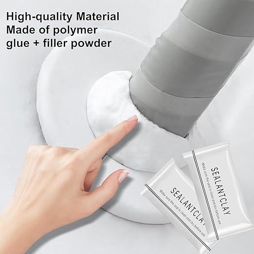 6-Pack Waterproof Sealant Mastic, Repair Sealing Clay, Quick Mending Mud for Drain Connection, Wall Hole for Wall Hole Repair, Air Conditioning and Drainage Pipes Quick and Easy Solution