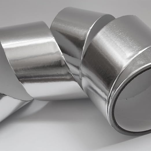 Lichamp HVAC Aluminum Foil Tape, Metal Insulation Tape for Ductwork, AC Air Conditioner Sealing, 2 inch x 70 Yards (210 feet), A201SL
