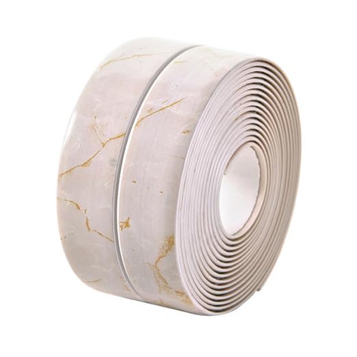 Caulk Strip for Bathtub Self Adhesive Waterproof Tape for Kitchen Bathroom Shower Floor and Wall Sealing, 2" x 102"
