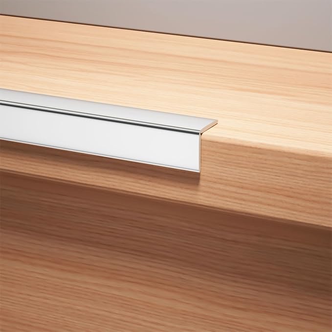 40 Feet Flexible Corner Protector Trim Molding 1.6 in Width Peel and Stick Molding 90 Inside & Outside Corner Guards Trim for Tile and Wall Edges Gaps, Furniture and Wall Repair - Silver