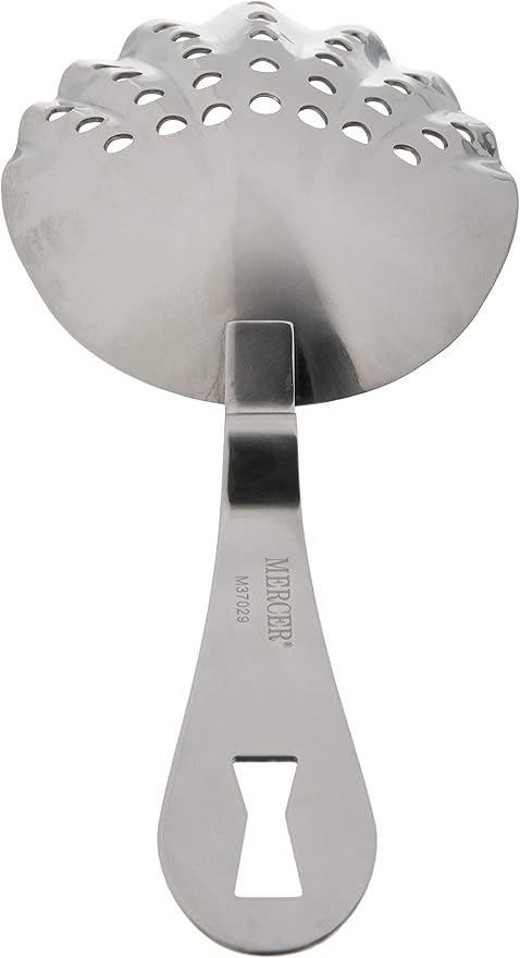 Barfly Scalloped Julep Strainer, Stainless Steel