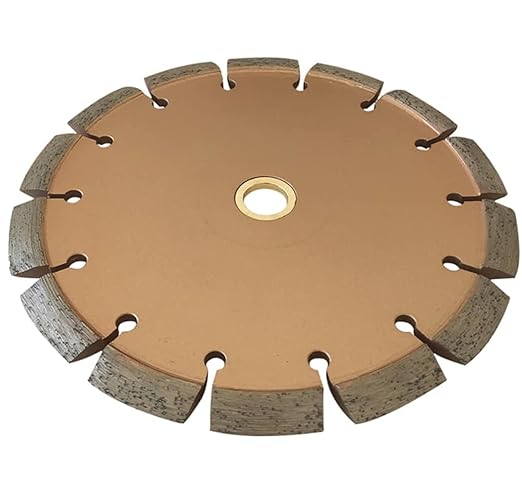 8" Crack Chaser Blade for Cured Concrete, Asphalt Repair or Joint Widen, 0.5" Width, 7/8"-5/8" Non-Threaded Arbor
