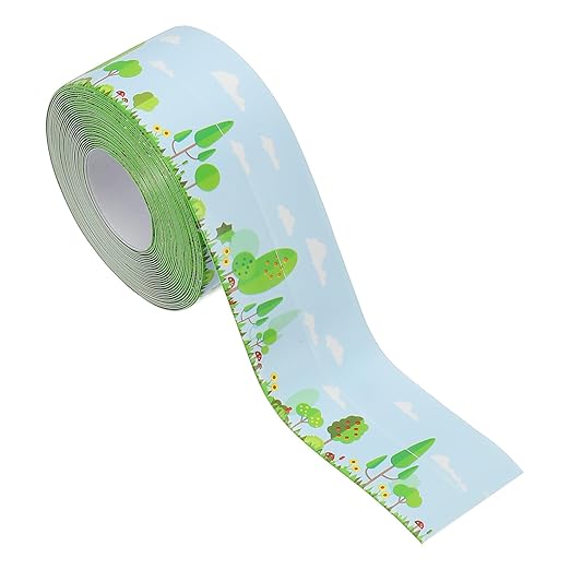 PATIKIL Caulk Tape Waterproof Self Adhesive, PVC Toilet Caulking Sealant Strip Bathtub Caulk Sealing Strip Tape for Bathroom Kitchen Countertop, Forest (1.5 Inch x 16.4 Ft)