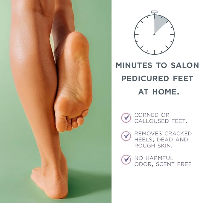 Lee Beauty 8oz Professional Gel Callus Remover for Feet - Original Fast-Acting Formula, Extra Strength for Cracked Heels & Dead Skin (Pack of 2)