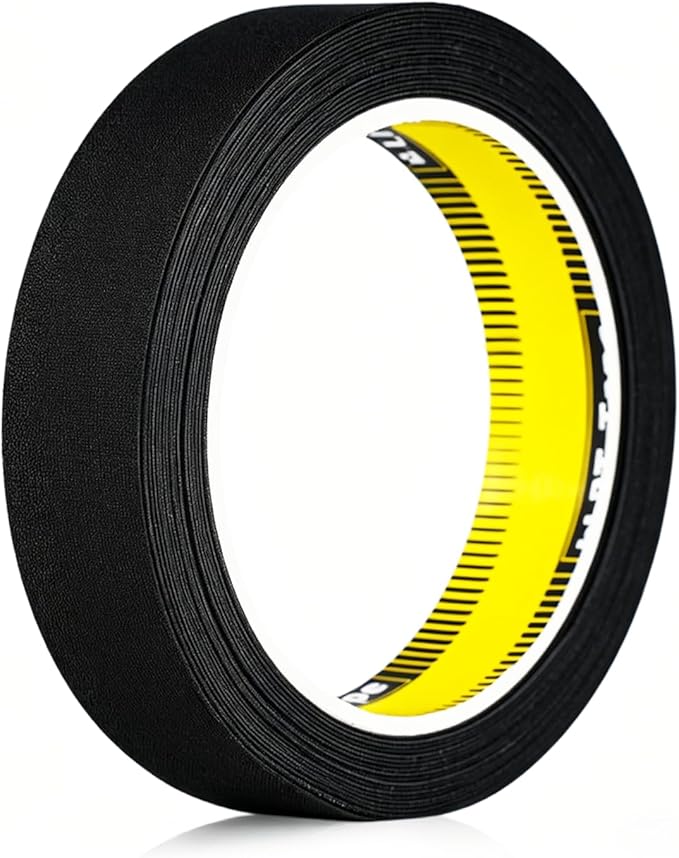 LLPT Wetsuit Repair Tape Iron On 0.8” x 16.5 Ft Seam Sealing Patch Waterproof for Neoprene Wetsuit Drysuit Fishing Suits Industrial Standard Carrier Material Color Black(IR865)