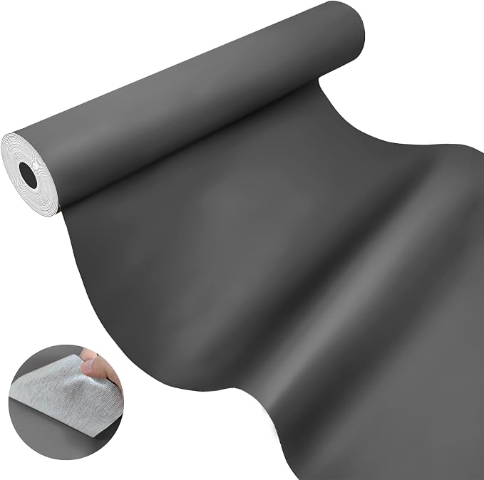 AOOTOOLINK Leather Repair Patch 17X158 Inch Self Adhesive Leather Repair, Large Leather Repair Tape for Couches, Furniture, Car Seats, Cabinets, Sofa, Handbags (Grey, 17X158 Inch)