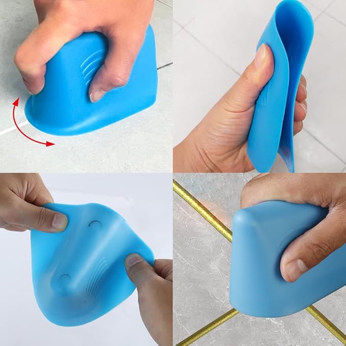 2 Pack Silicone Caulk Saver Seal Silicone Sealant Finishing Tool Tile Grout Caulking Tool Caulking Spatula Scraper Finisher for Acrylic Latex Caulk Siliconized Acrylic Water-Based Caulk