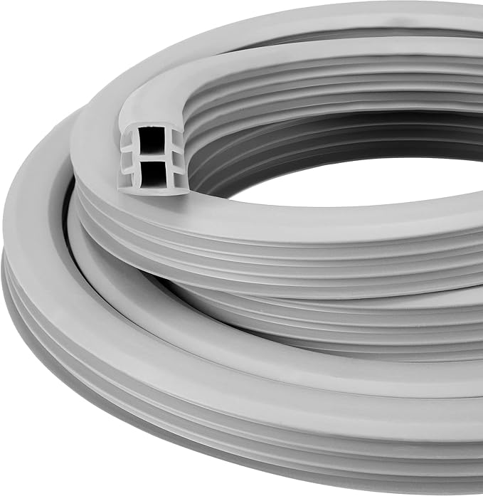 10 Ft Concrete Expansion Joint Filler Driveway Crack Filler Flexible EPDM Rubber Strip for Concrete Crack Repair Replacement Weathering Expansion Joint Upgrade (3/4 Inch)