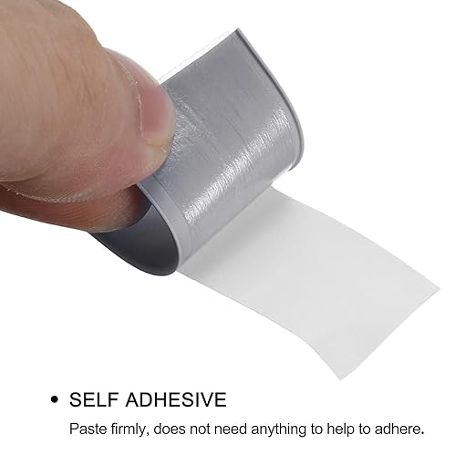uxcell Waterproof Seal Caulk Strip Tape Self Adhesive 0.87" W x 10.5'L PVC Sealing Tape for Kitchen Bathroom Grey