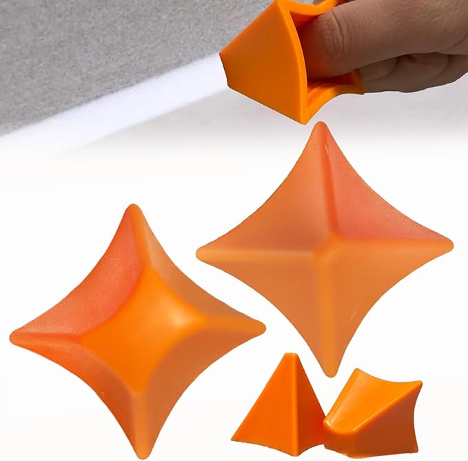 2PCS Silicone Seam Tools, Reusable Caulk Smoothing Tool Silicone Caulking Tool Caulking Applicator Finishing Tool for Bathroom Grout Kitchen Sink Floor Finish