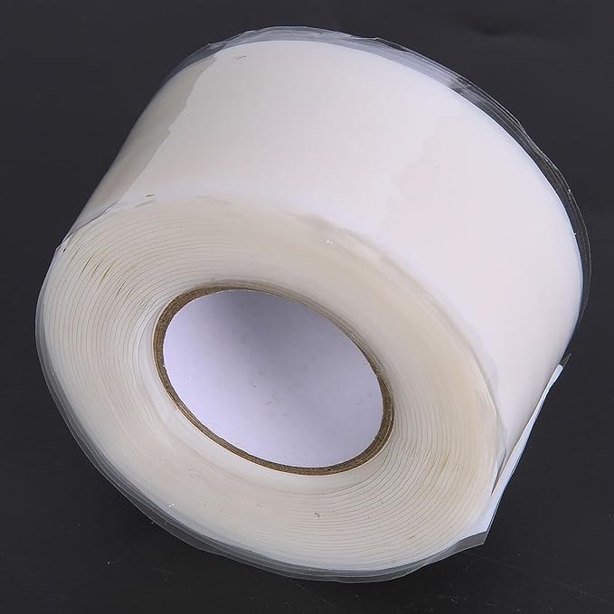 Pipe Repair Tape and White and Red Tape, Watertight Tape for Quick Pipe Repairs, for Home Plumbing Supplies (White)