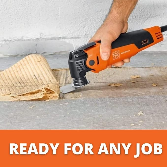 Fein Flexible Scraper Blade for MultiMaster Tools - Efficient Removal of Silicone, Acrylic Caulks and Stickers, Short Version, Starlock Mount - 63903165210