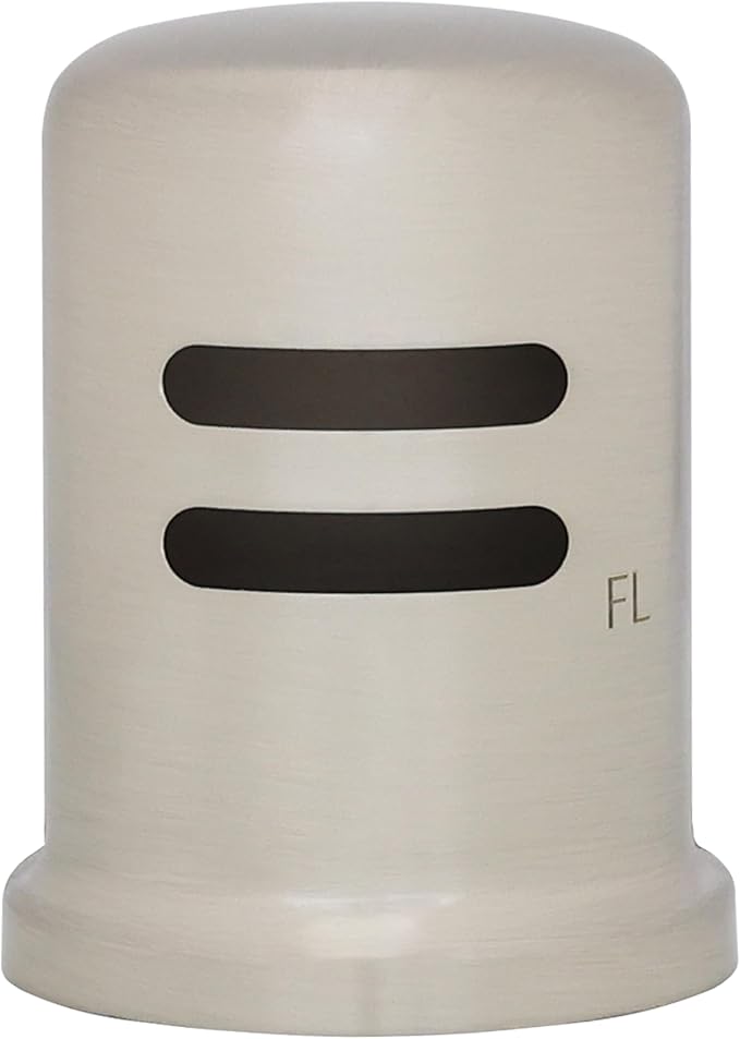 Westbrass D200-1-5-20 1-3/4" x 2-3/4" Solid Brass Air Gap Cap Kit, Skirted, Stainless Steel (5-Pack)