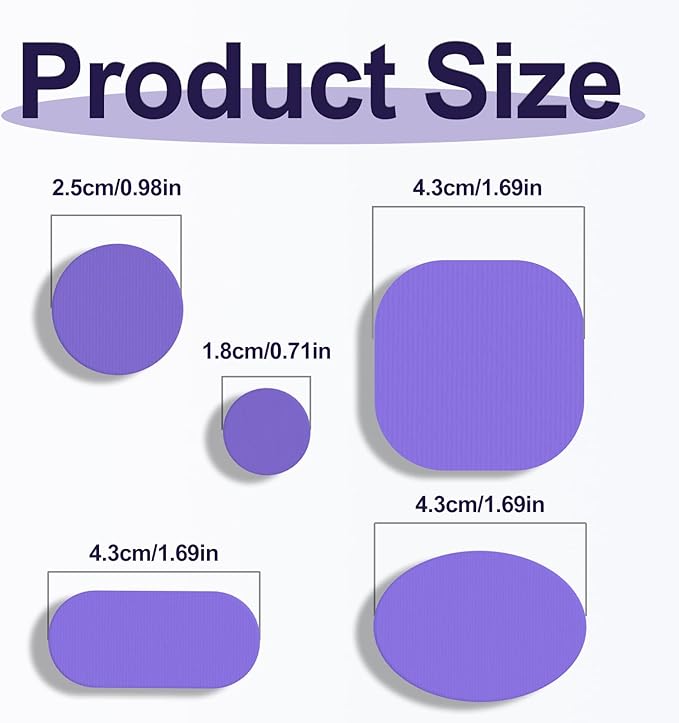 Self-Adhesive Nylon Patches Tent Repair Kit – Outdoor Gear Tenacious Repair Tape, Waterproof Fabric Patches for Clothes, Tent, Down Jacket, Backpack (45pcs, Purple
