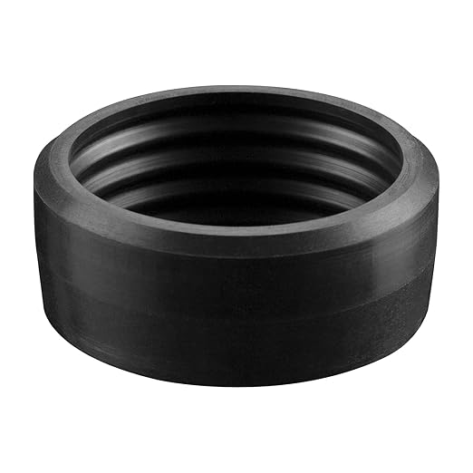 Rubber Caulking Gasket Fits 2 in. Copper DWV Drain Pipe for No-Calk Shower Drain