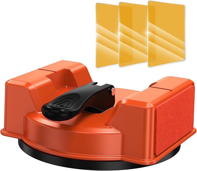 Floor Gap Fixer Tool, Large 4.7IN Laminate Flooring Tools, 3 PCS Sticky Pads for Laminate, Wood, Over 110 Pounds Load Capacity, Vinyl Floor Gap Repair Tool - Durable, Compact, Model 2D