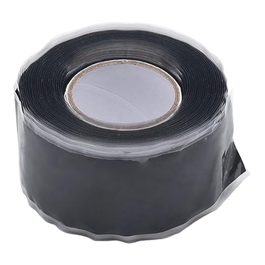 Self-Fusing Silicone Repair Tape - Waterproof Pipe Sealing Tape, Insulating Silicone Grip Tape | 1 Inch X 5 Ft Rubber Hose Repair Tape, Stretch-Resistant Leak Stop Tape for Cars, Pipes, and Hoses