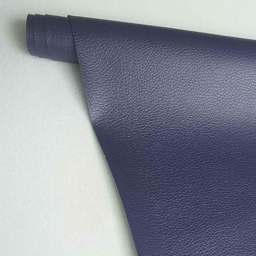 Leather Repair Patch,Self Adhesive Leather Repair Tape for Furniture,PU Leather Repair Kit for Car Seat, Couch, Sofa, Chair, (Navyblue,10X50 inch)