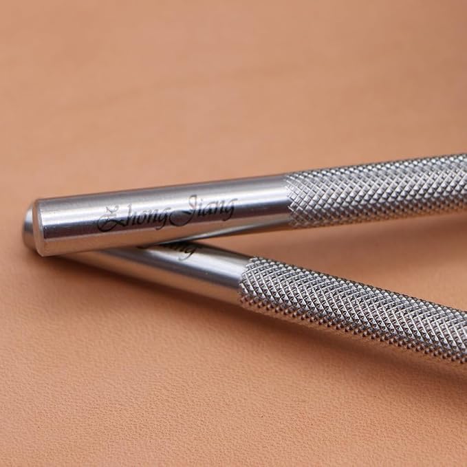 Leather Stamp Tools Stamping Working leathercraft Carving Leather Craft Working Generic Geometrics Seashell Filler (F048)