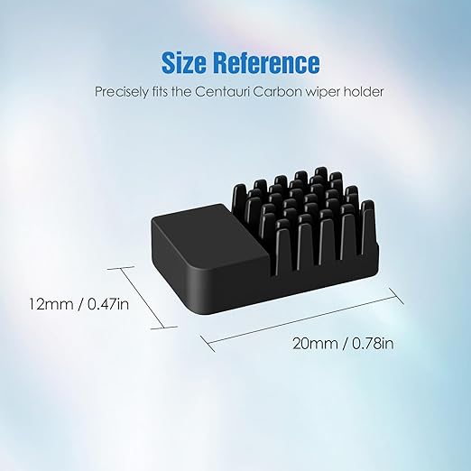 Nozzle Wiper Replacement for Elegoo Centauri Carbon, Silicone Nozzle Brush Cleaning Kit, 3D Printer Hotend Silicone Sock Accessories