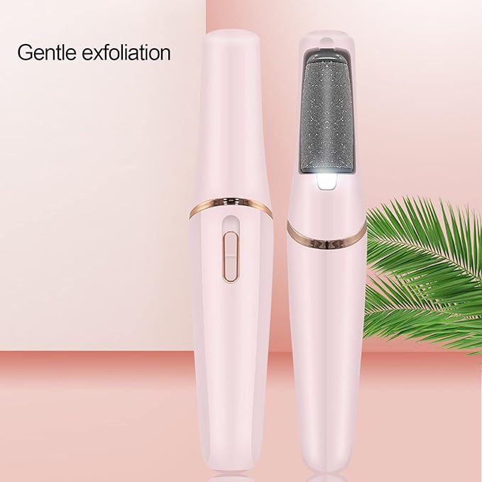 Pongnas Portable Electric Feet Callus Remover Rechargeable, Professional Foot File Scrubber Pedicure Tools with 2 Gears, Pedicure Tools kit Feet Care for Dead Skin Cracked Heels