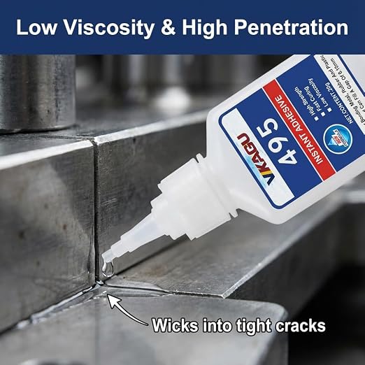 401 & 495 Super Bonder Instant Adhesive 20g Suitable for Plastic Wood Metal Rubber 2 Pack