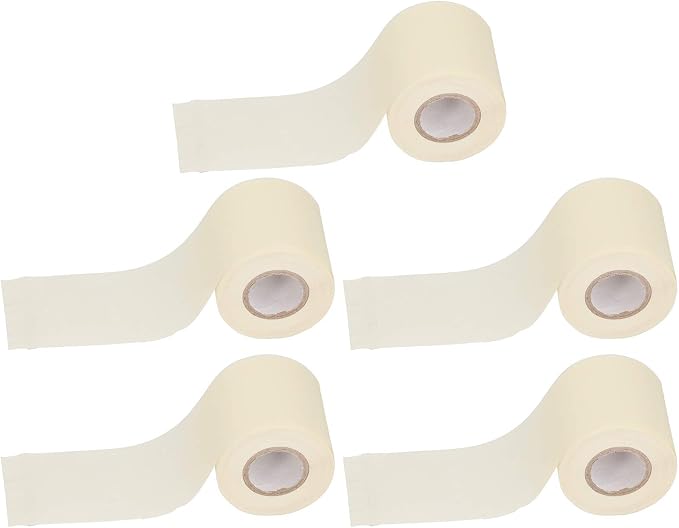 5pcs Air-Conditioner Pipe Tapes Oil- Tube Pipe Wrapping Tape Protective Tape Leakage Repair 6cm Width (Beige)