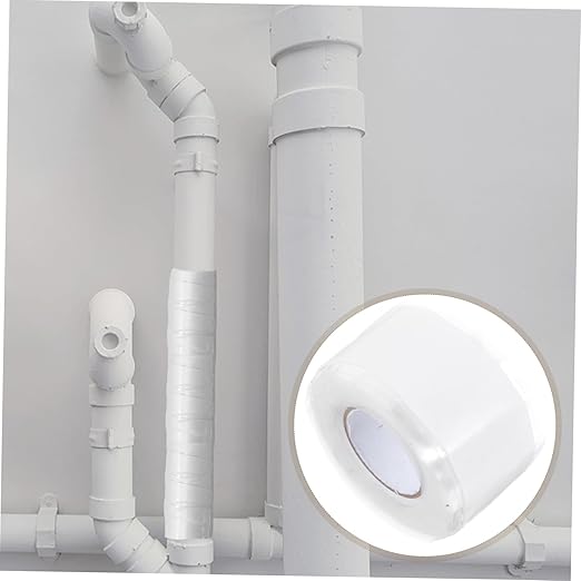 VOSAREA 1roll Hose Repair Tape Wide Sealant for Quick Leak Fixing Strong Adhesive for Plumbing and Home Maintenance