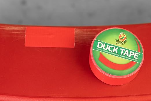 Duck Tape 1265014 1.88" x 20 yd Cha Cherry Tape, Single Roll, Multicolor, (Pack of 6)