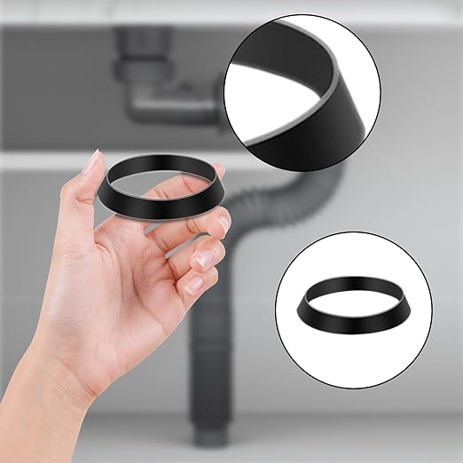 20 Pcs Kitchen Sink Drain Gasket Seal Ring, 1.2-1.4 Inch Rubber Slip Joint Washer