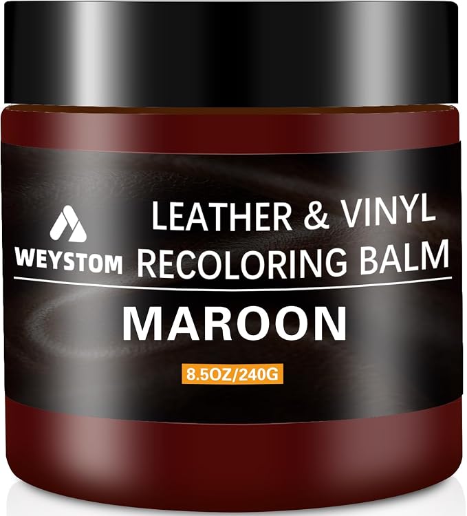 Leather Recoloring Balm, Color Restorer Conditioner, Leather Dye for Furniture, Couch Paint and Repair, Scratch Remover, Leather Color for Couches, Leather Repair Kits
