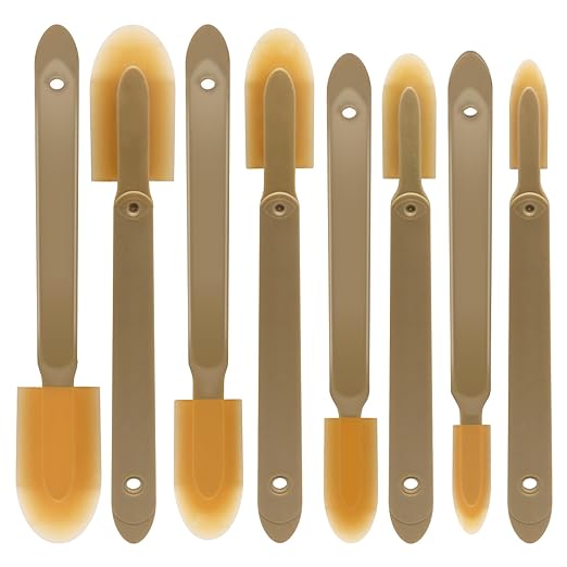 8 PCS Caulking Spatulas Tool, 4 Size Rubber Applicator Silicone Caulk Finishing Tool, Caulk Smoother for Corners, Tiles, Walls, Floors, Bathrooms, Kitchens