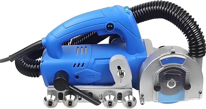 Electric Grout Removal Tool, Tile Grout Remover Machine with 9000RPM & Diamond Blade for Cleaning Grout Between Tiles, Floor DIY Regrouting Tool 220V