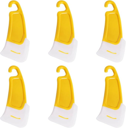6 Pcs Silicone Scraper for 3D Printing, Resin Removal and Kitchen Cleaning, Spatula Tool for Dishes Pots Pans