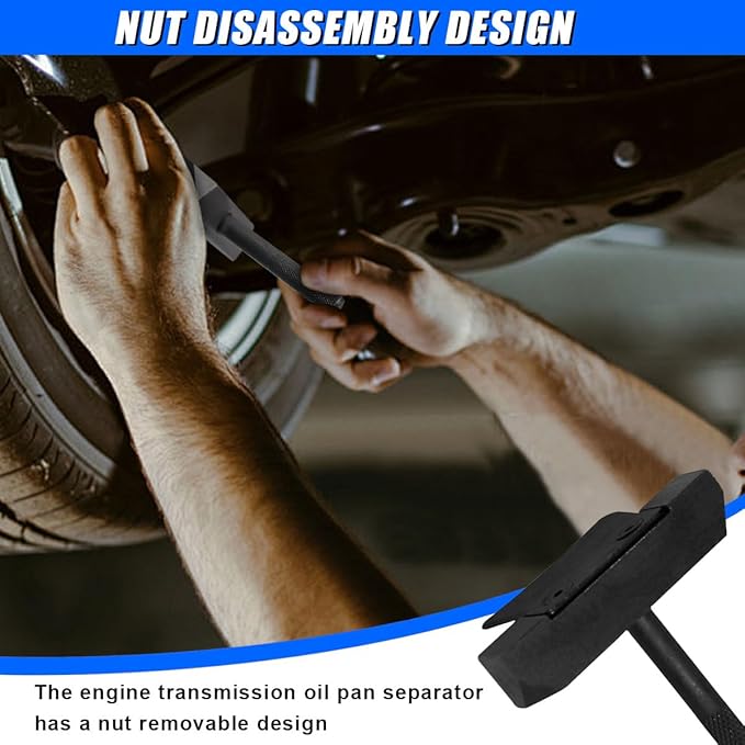 ZIMISI Car Engine Oil Pan Separator Tool, Auto Transmissions RTV Sealant Removal Scraper Tools, Gasket Removal Cutter Tool, Fit for Most Vehicles Maintenance & Repair