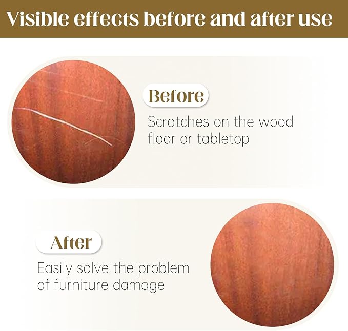 Wood Filler Sticks，20 Colors Wood Repair Wax Crayons Furniture Markers Touch up for Repairing Scratches, Scuffs, Cracks, Dings and Holes in Wood Floors, Cabinets, Furniture (Technicolor Series)