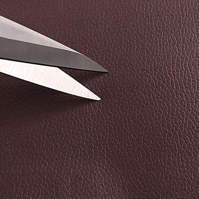 20x20 Inches Leather Repair Patch, Self-Adhesive, Waterproof, Dark Brown, 5 Pieces
