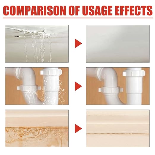 Transparent Waterproof Coating,Invisible Waterproof Indoor and Outdoor Clear Sealant for Roofs, Walls, Shower,Garden, Basement,Leak Prevention and Repair Agent (2)