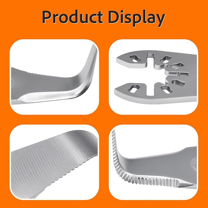 Multi Tool Cod Knife Blade | L-Shaped Windshield Removal Tool | Bent Cut Out Knife for Craftsman, Dewalt, Makita,Porter Cable & More