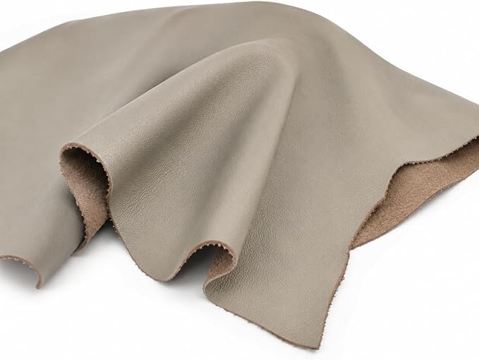 REED Leather HIDES - Cow Skins (20 Square Foot, Taupe) | Arts and Crafts