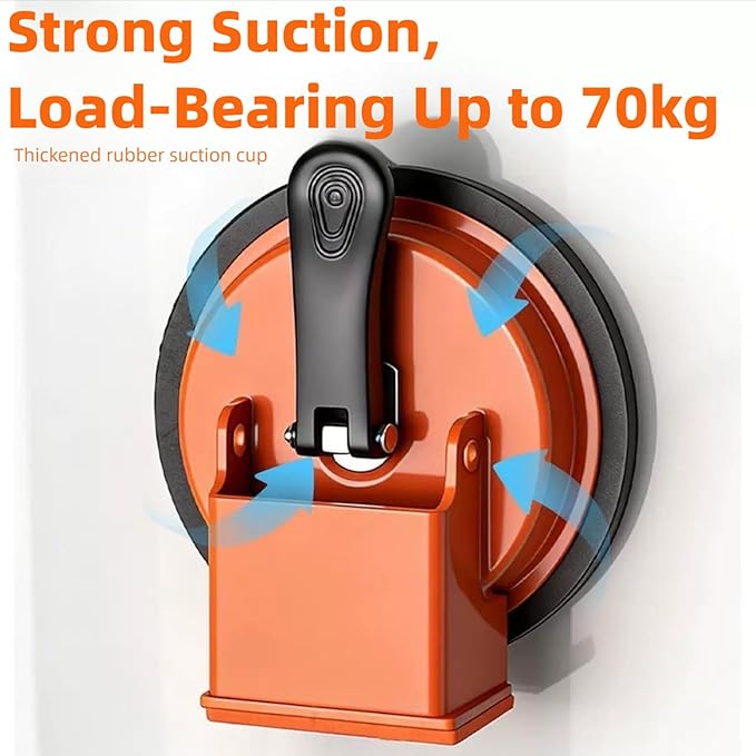 Floor Gap Fixer Tool, Heavy Duty Floor Gap Fixer Suction Cup Tool with 1 Pair Gloves, Adjustable Height Setter & Countertop Leveling Tools for Vinyl, Wood, Laminate Floors(1*Fixer Tool/1* Pair Gloves)