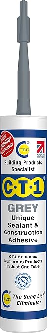 CT1 Unique Sealant & Construction Adhesive 290ml All Colours (Grey 290ml)