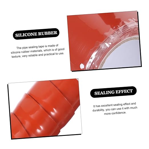 TEHAUX 3pcs Rubberized Seal Tape Mastic Duct Tape for Outdoor Leakproof Repair