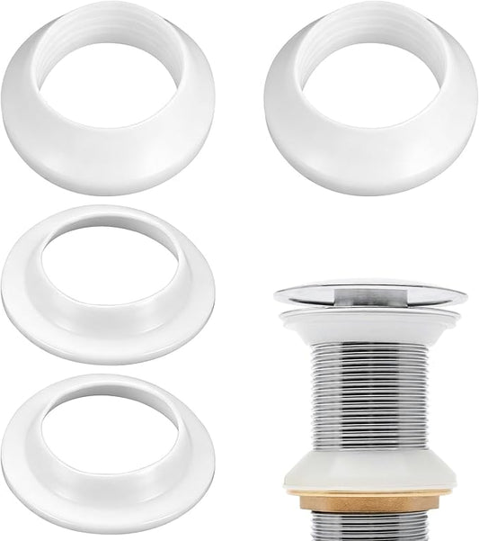 Drainage Seal, 2 Sets Universal Basin Drain Gasket Replacement, Silicone Seals Drainage Ring Thickened Sealing Ring for Bathroom Sink Drain Stopper for Kitchen Bath Tub Bathtub Toilet