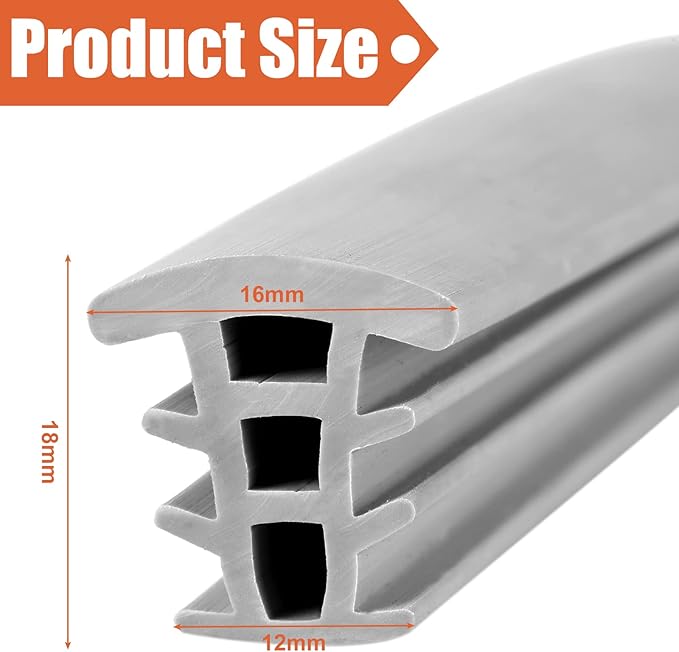 Kingdder Concrete Expansion Joint Filler Driveway Crack Filler Flexible EPDM Rubber Strip for Concrete Crack Repair Replacement Weather Aging Resistance Expansion Joint(1/2'' Wide, 120 ft Long)