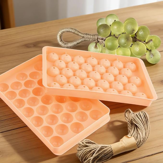DIY Soap Making Kit, Silicone Grape Molds, Handmade Soap Mold for Craft & Gift (Without Soap)(2 Color,Size:6.9inch)