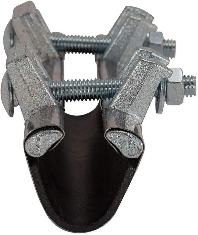 Eastman 6 Inch Pipe Repair Clamp, 1 Inch IPS Connection, Stainless Steel, 45192