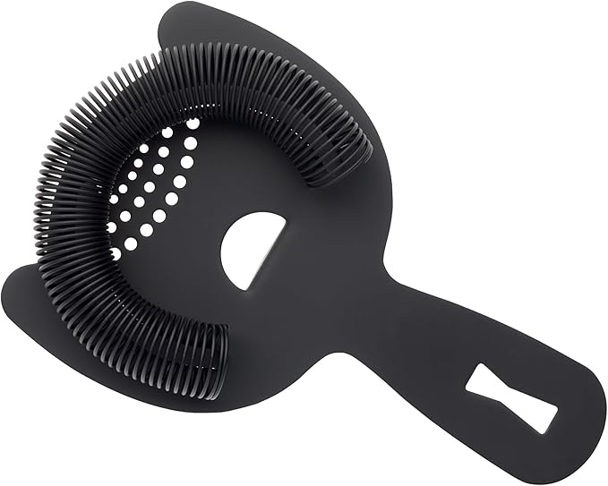 Barfly Heavy Duty Spring Bar Strainer, Matte Black